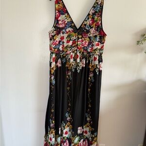 Ever Pretty Black Floral Maxi Dress